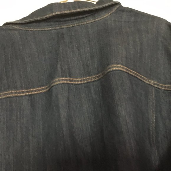 Ladies 4X Blue Denim Jacket New without Tag - Picture 3 of 5